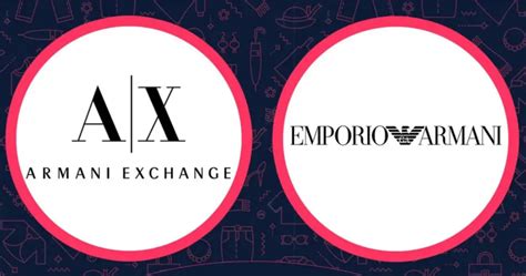 armani exchange vs versace|armani vs armania exchange.